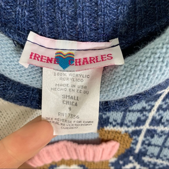 Children’s Bear Vintage holiday sweater - Picture 2 of 6